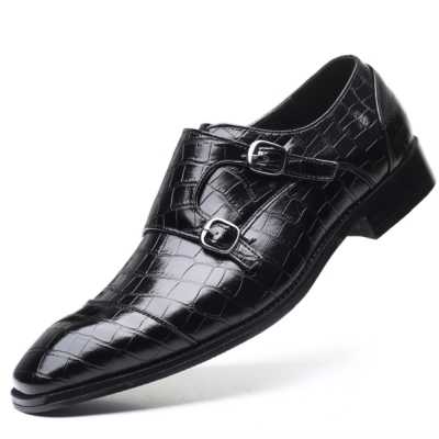 2021 Italian Leather shoes Men New Fashion Slop on Black Wedding Office Shoes Extra size 47 48 Formal Oxford Shoes for Man